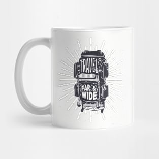 Travel Far & Wide - Backpacker's Backpack Mug